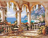 Sung Paintings - Terrace Arch I by Sung Kim
